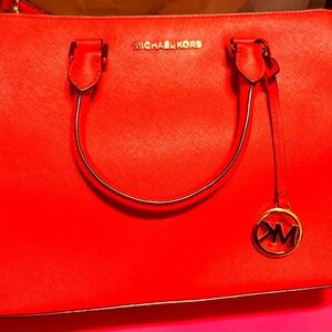 Michael Kors Vibrant Red Bag